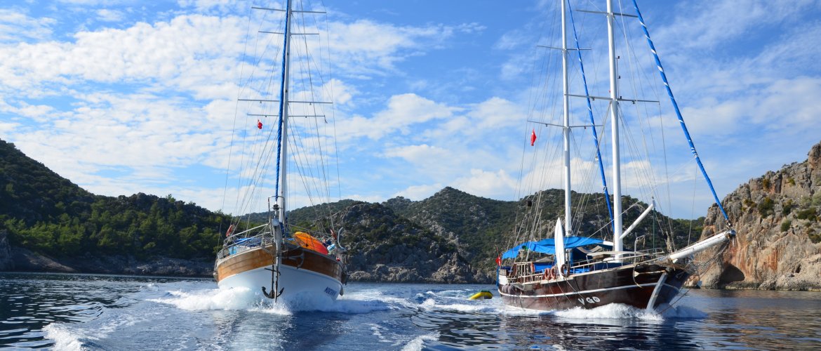 Boat Cruises Turkey. V-Go Yachting Sailing Tours, Cabin Charters, Yacht Charters